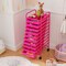 10-Drawer Rolling Storage Cart with Clear Drawers Steel Frame and Locking Wheels for Home or Office Use
